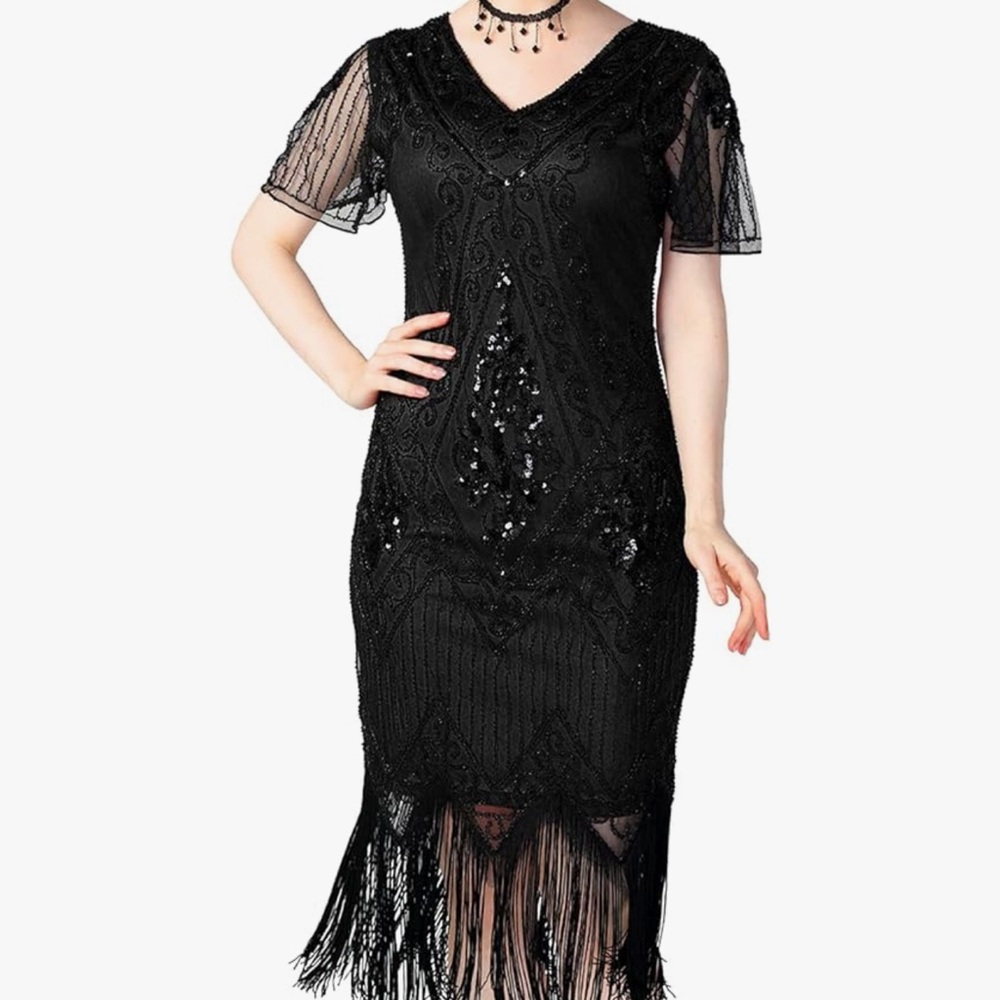 Purple Flapper Dress